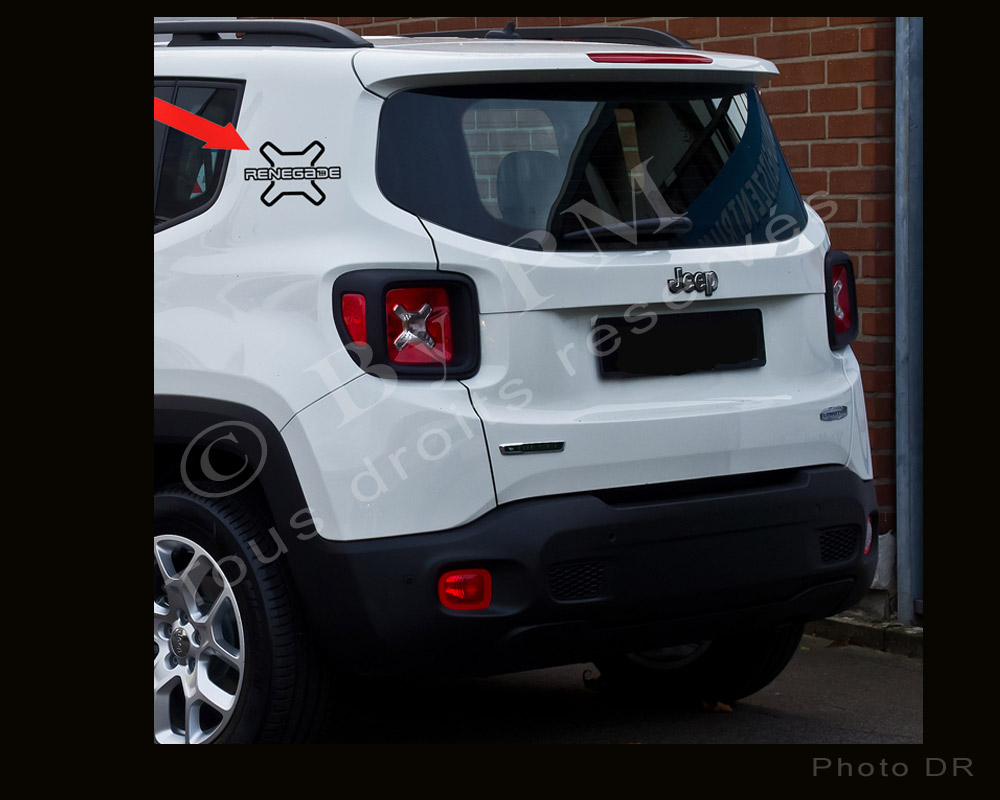 Stickers Noir Full Black Lot De 4 Autocollants Plaques FULL BLACK Style F 974 Pour Pare Brise 682698